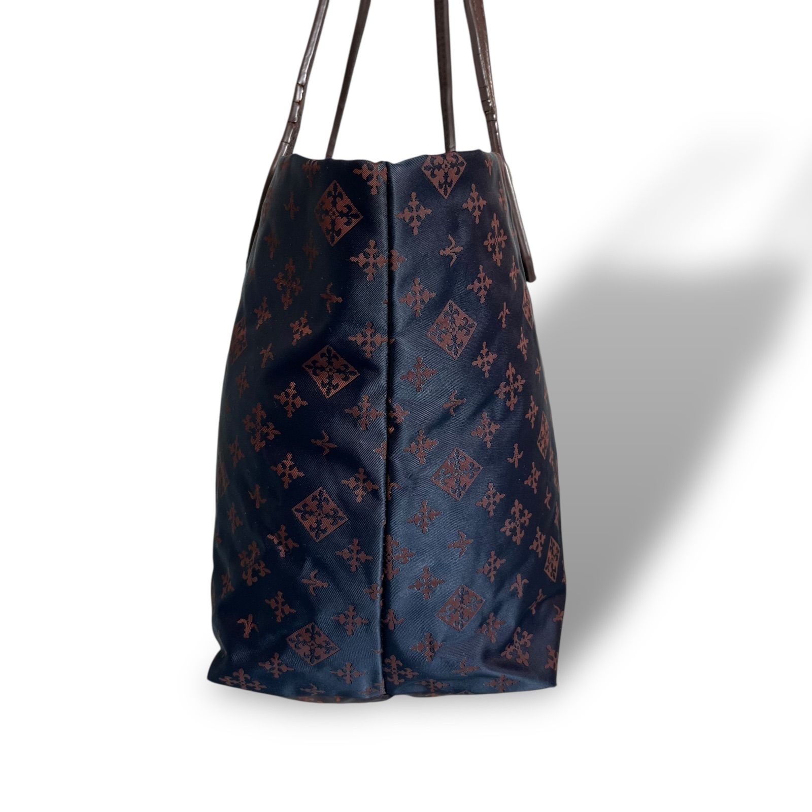 良品】russet ラシット トートバッグ レディース 紺色 ネイビー