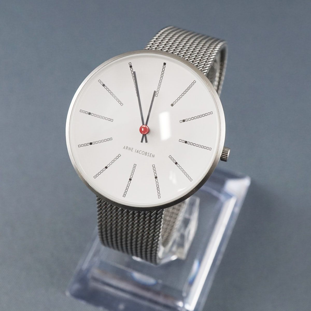 ひ*る様 ARNE JACOBSEN アルネヤコブセンバンカーズ腕時計 34mm ARNE JACOBSEN アルネヤコブセン Bankers 34mm メッシュバンド