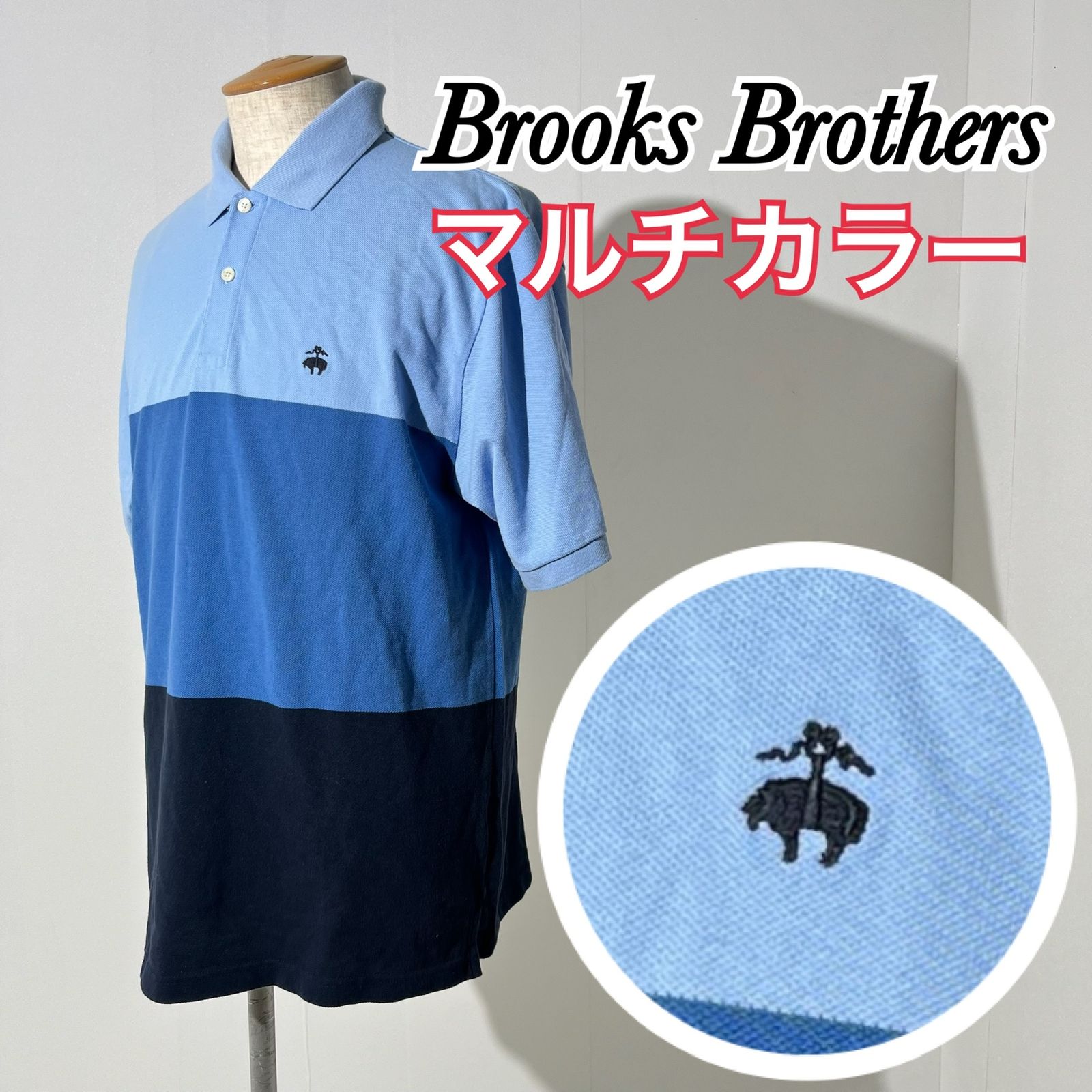 スポーティ】 BrooksBrothers ブルックスブラザーズ 半袖 ポロシャツ