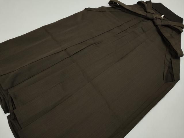 平和屋着物●男性 馬乗り袴 縞 正絹 CAAY4845ut