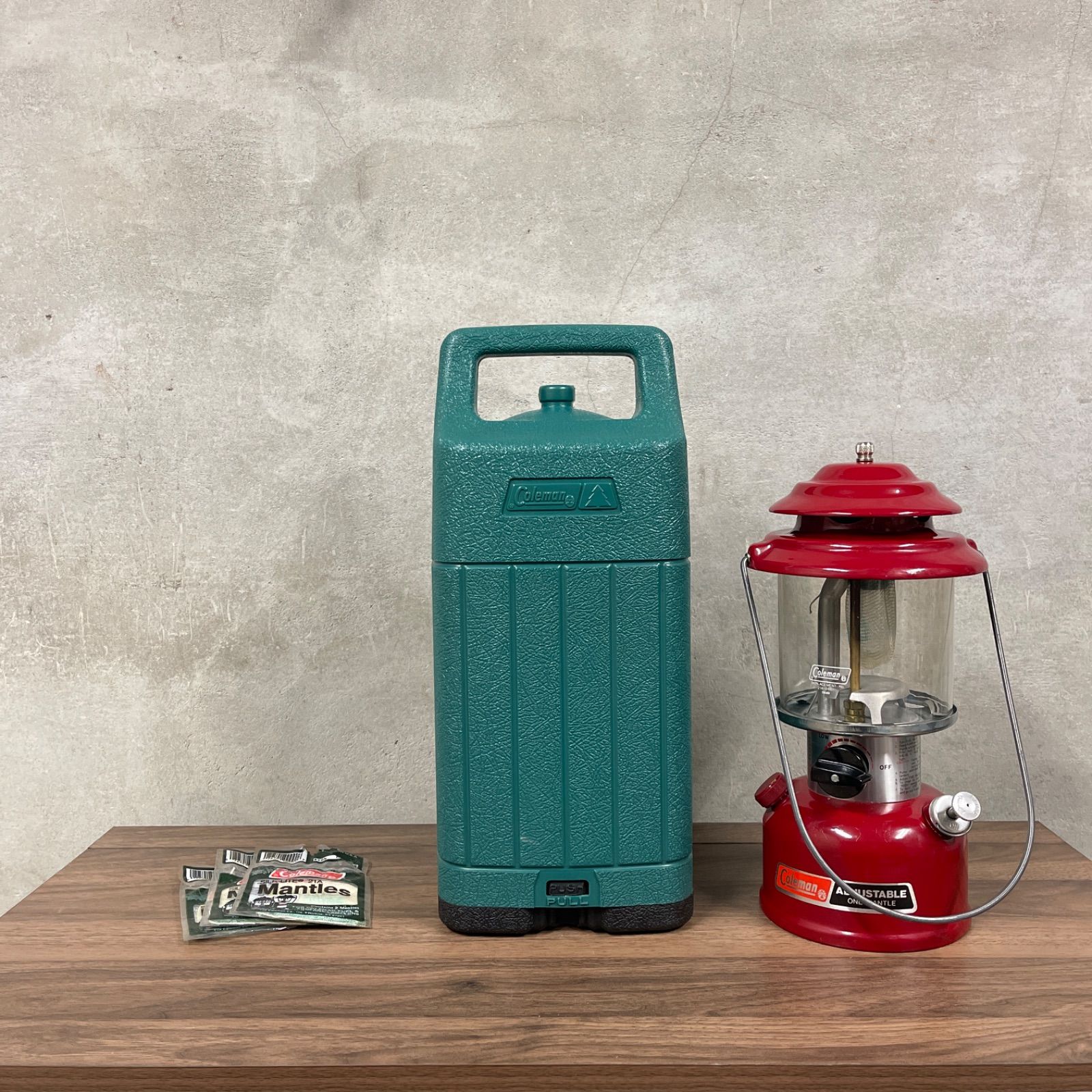 Coleman ADJUSTABLE ONE MANTLE ランタン VINTAGE 12⁄87 Coleman Adjustable One Mantle 286A-700 Gas Lantern