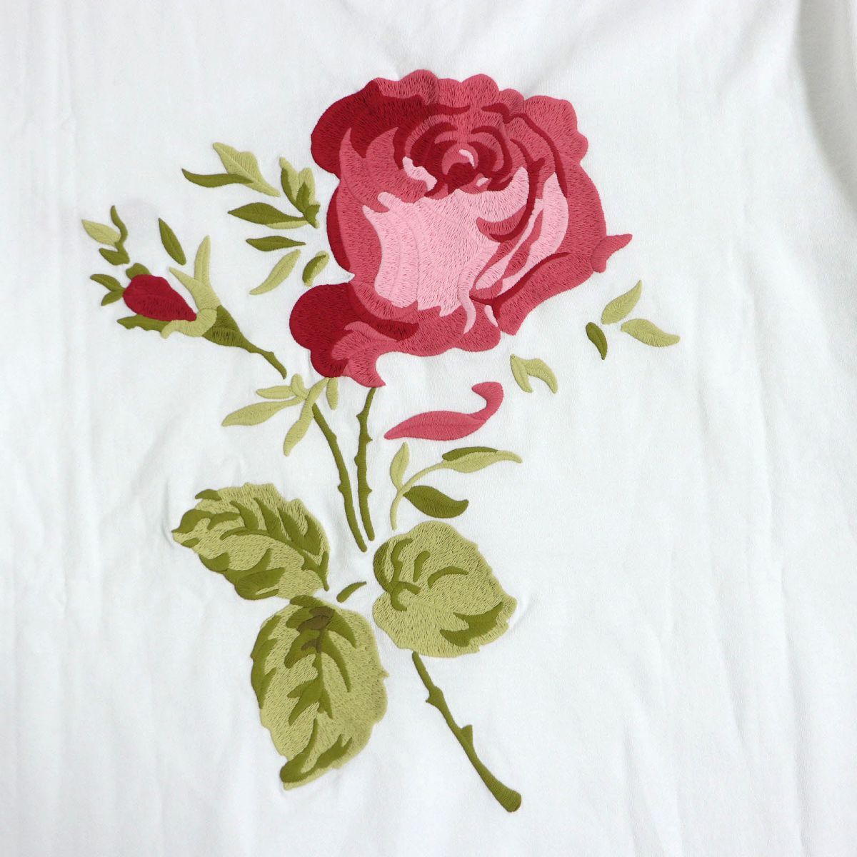 極美品□22AW DIOR/ディオール オム 243J685A0677_C084 ローズ刺繍 