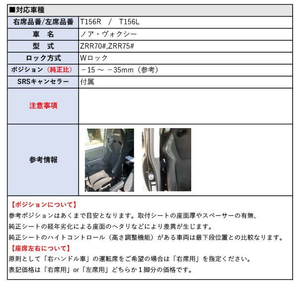 レカロ底止め ZRR70
