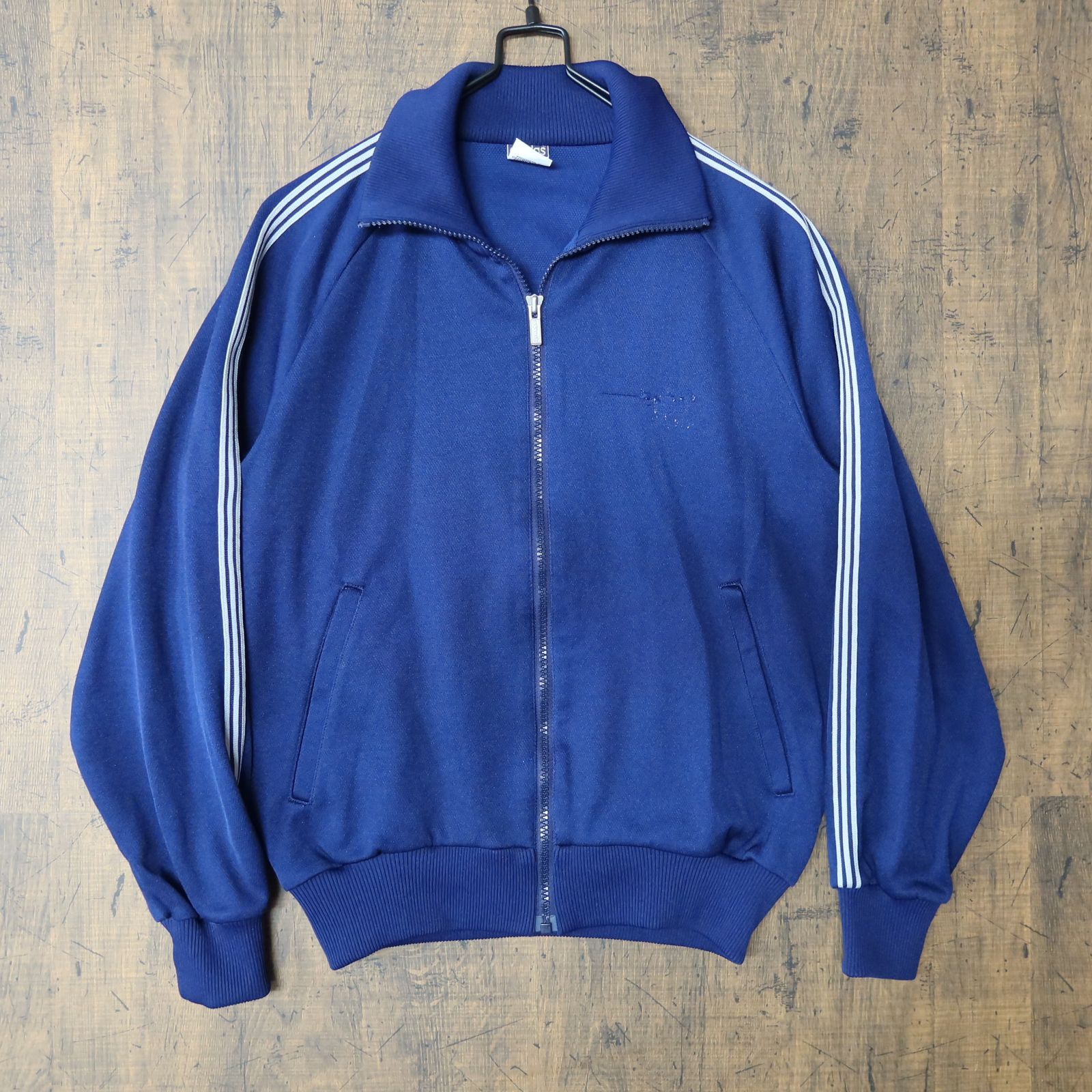 ♦︎【アディダス】adidas 古着トラックジャケット 80sデサント西ドイツ アディダス 80s 西ドイツタグ デサント製 トラックジャケット