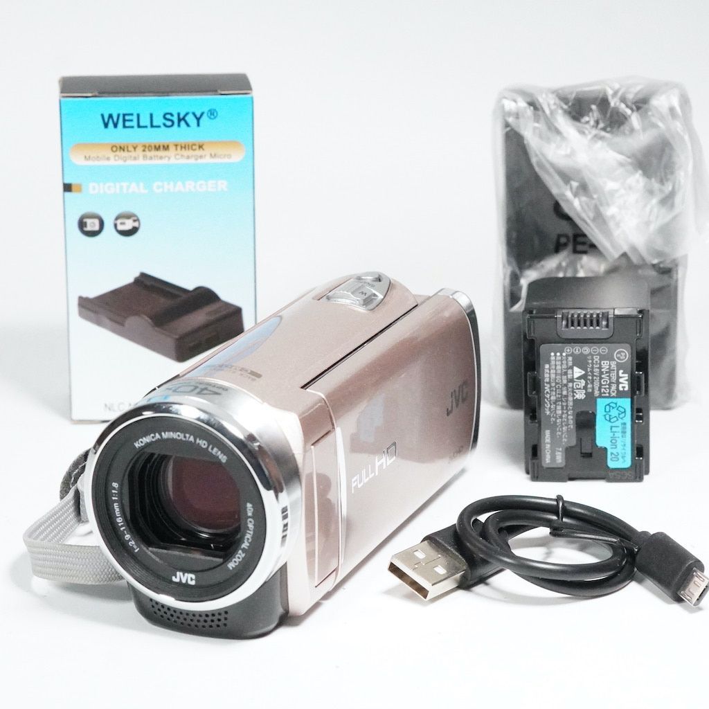 JVC Victor Everio GZ-E117-N ピンク 動作OK 1週間保証 /1405