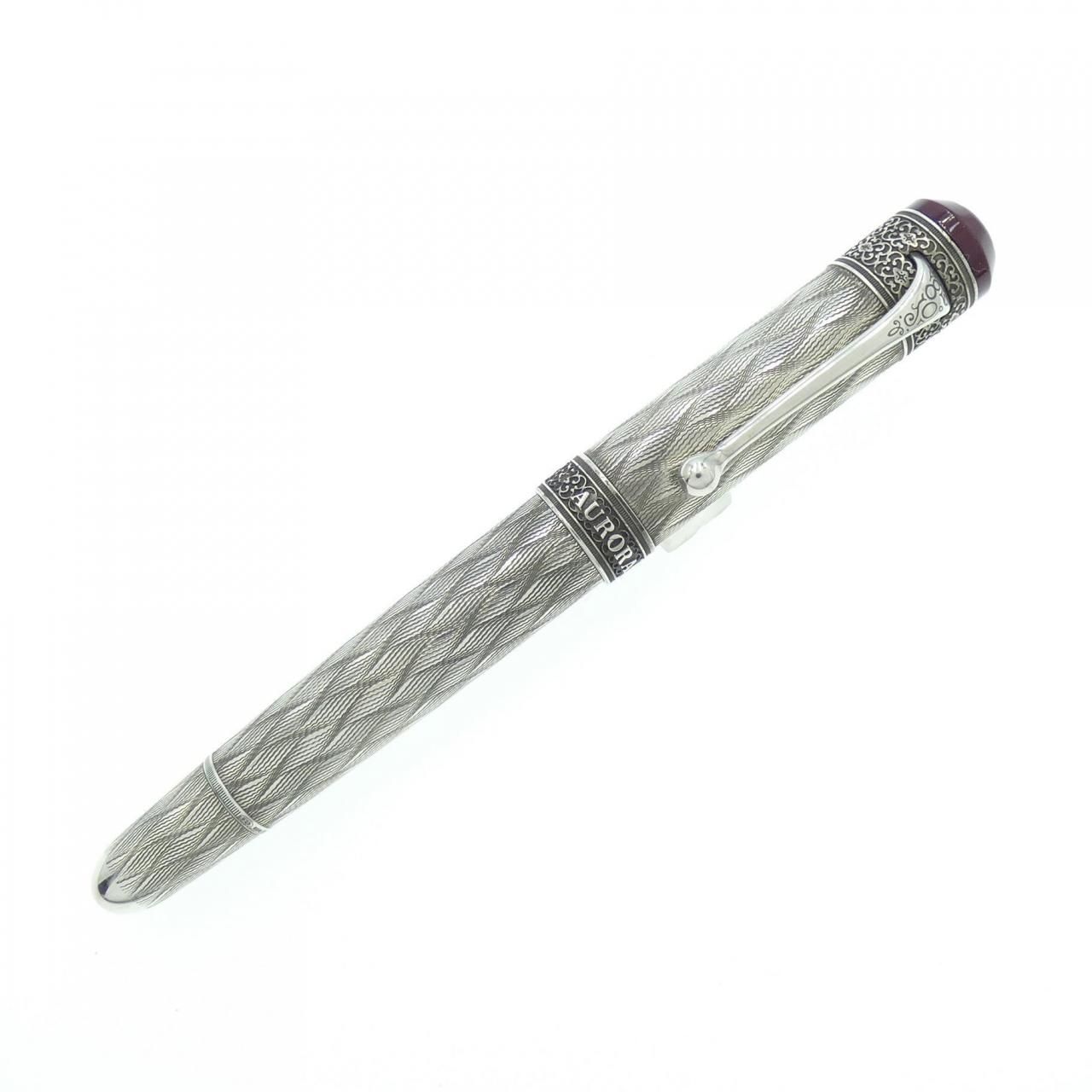 アウロラ 80周年シルバー 万年筆