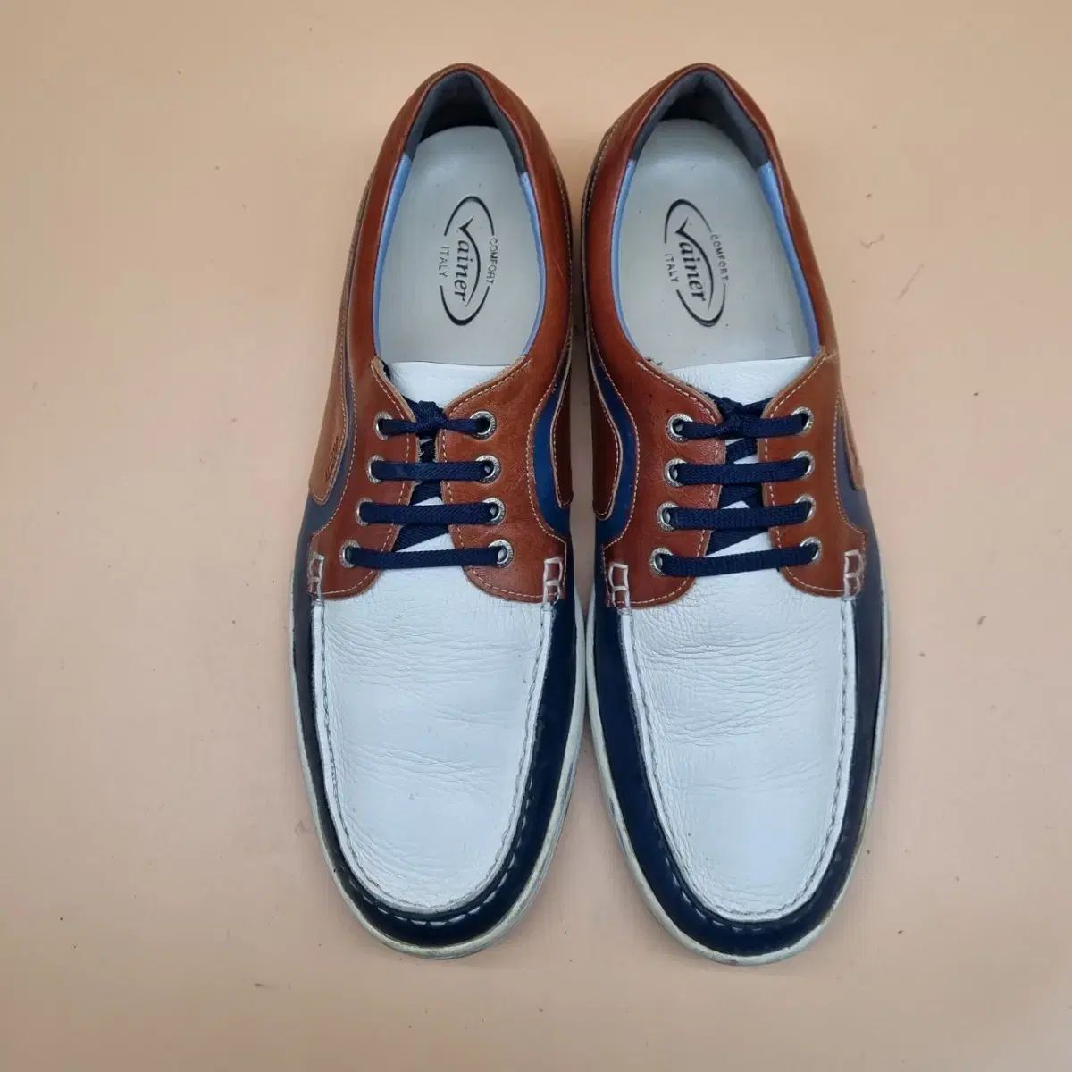 Vainer バイネル メンズカジュアル ボートシューズ 実際のサイズ 270