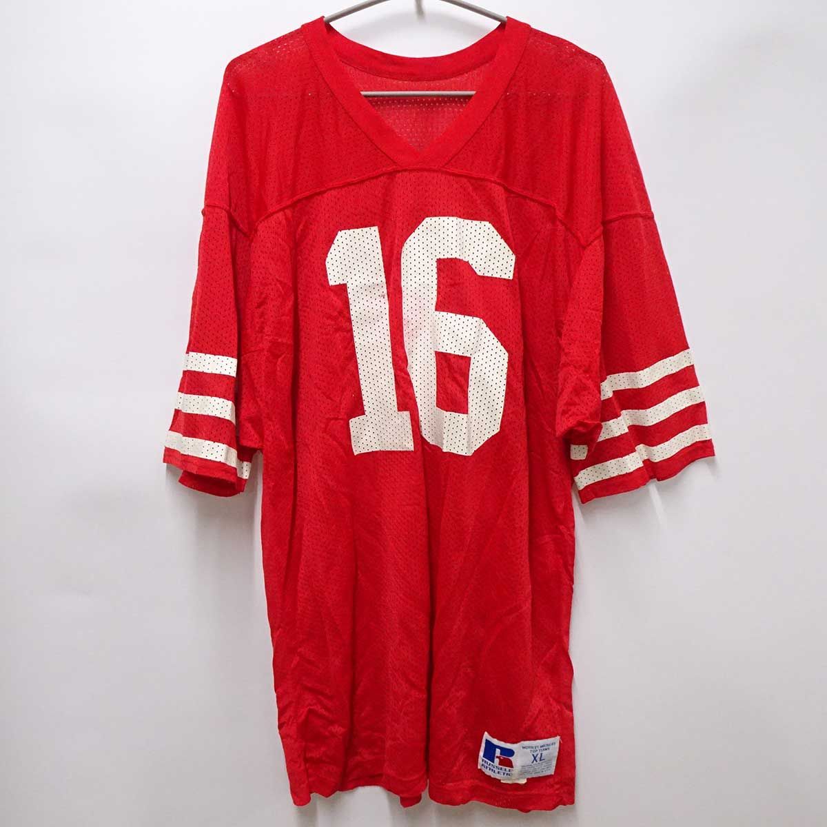 サンフランシスコ49ers モンタナ ジャージ 16 Vintage 80s Joe Montana #16 San Francisco 49ers Jersey Sand