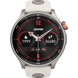 iGPSPORT SMART WATCH LW10 チタンシルバー スマートウオッチ アイジーピースポーツ 保証付