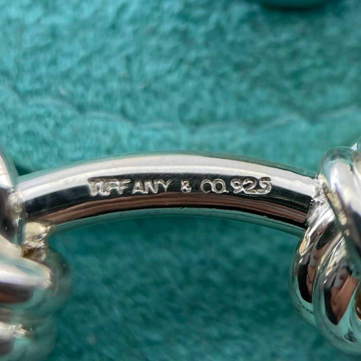 オールドティファニー ツイストノット カフス シルバー 925 VF1fe