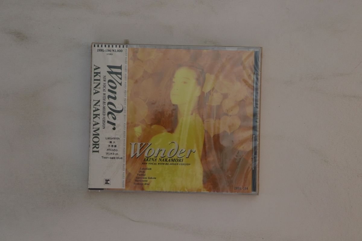 CD 中森明菜 WONDER 28XL194 WARNER-PIONEER 未開封 /00110 【公式通販】