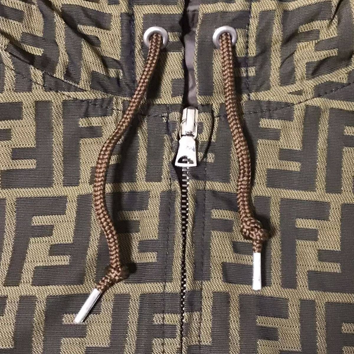 ☆非売品☆ FENDI × BAPE ZIP HOODIE Lサイズ a bathing ape エイプ 
