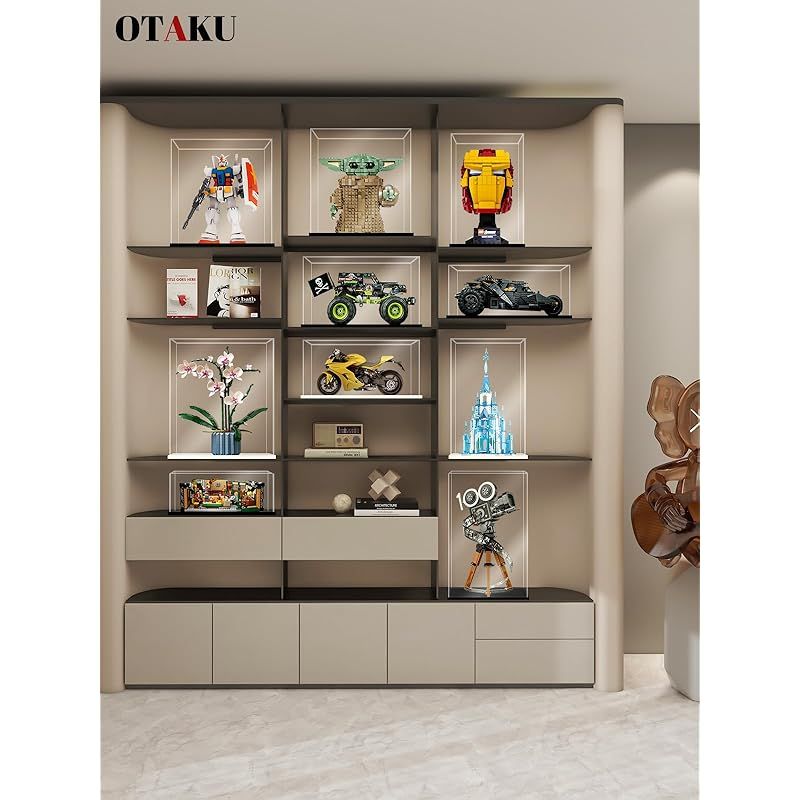 アクションフィギュア用クリアケース コレクション展示＆保護