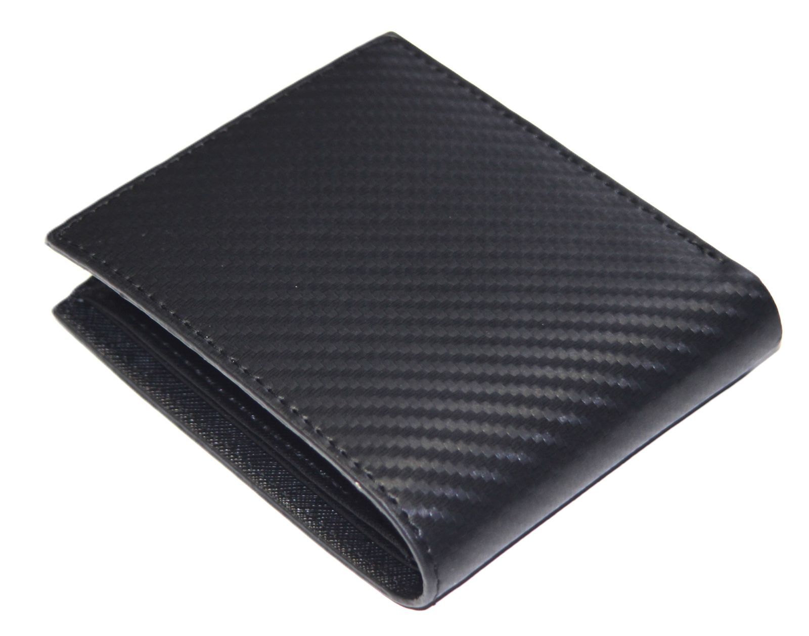 ブルガリ 現行デザイン 二つ折財布 ブラック×グリーン レザー 箱付き