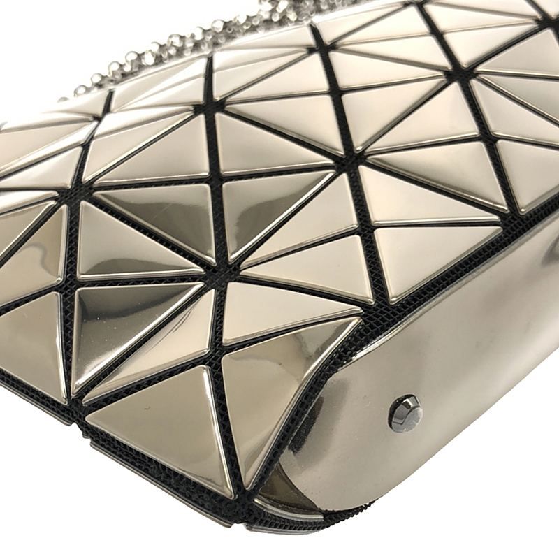 バオバオ イッセイミヤケ シルバー ショルダー ラージサイズ 美品