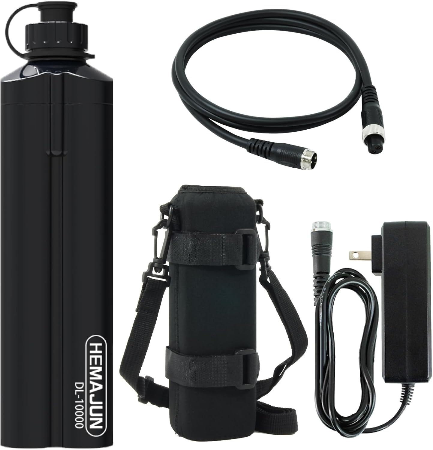 HEMAJUN（ヘマジュン）電動リール用バッテリー 7000mAh/10000mAh 大容量 ダイワ/シマノ電動リールと互換性あり リチウムイオンバッテリー 急速充電器2.0A、専用ポーチ、電源コード付