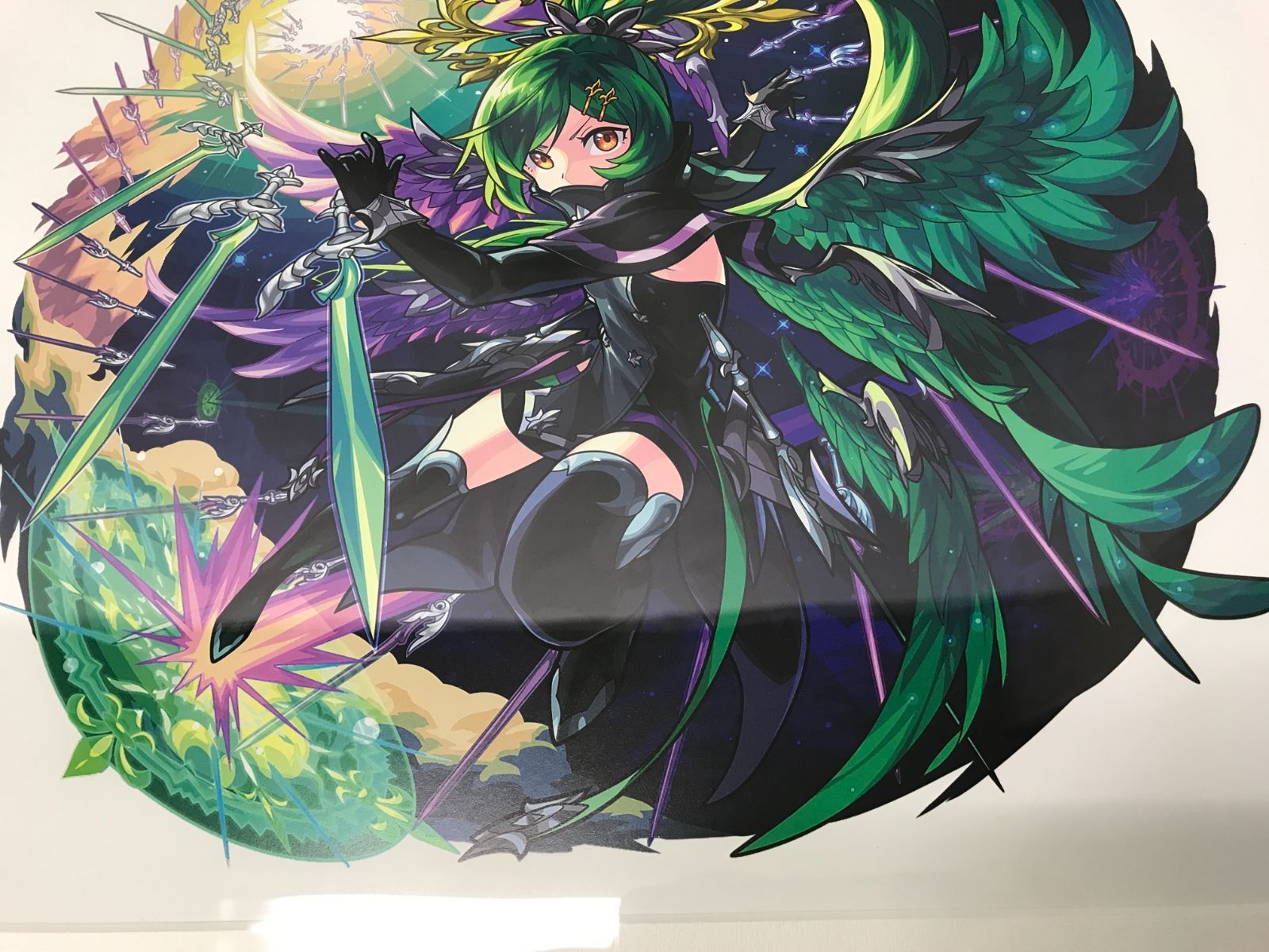 モンスターストライク 高精細複製イラスト 天啓を授けし楽園の守護者 ガブリエル モンスターストライク 高精細複製イラスト 天啓を授けし楽園の守護者