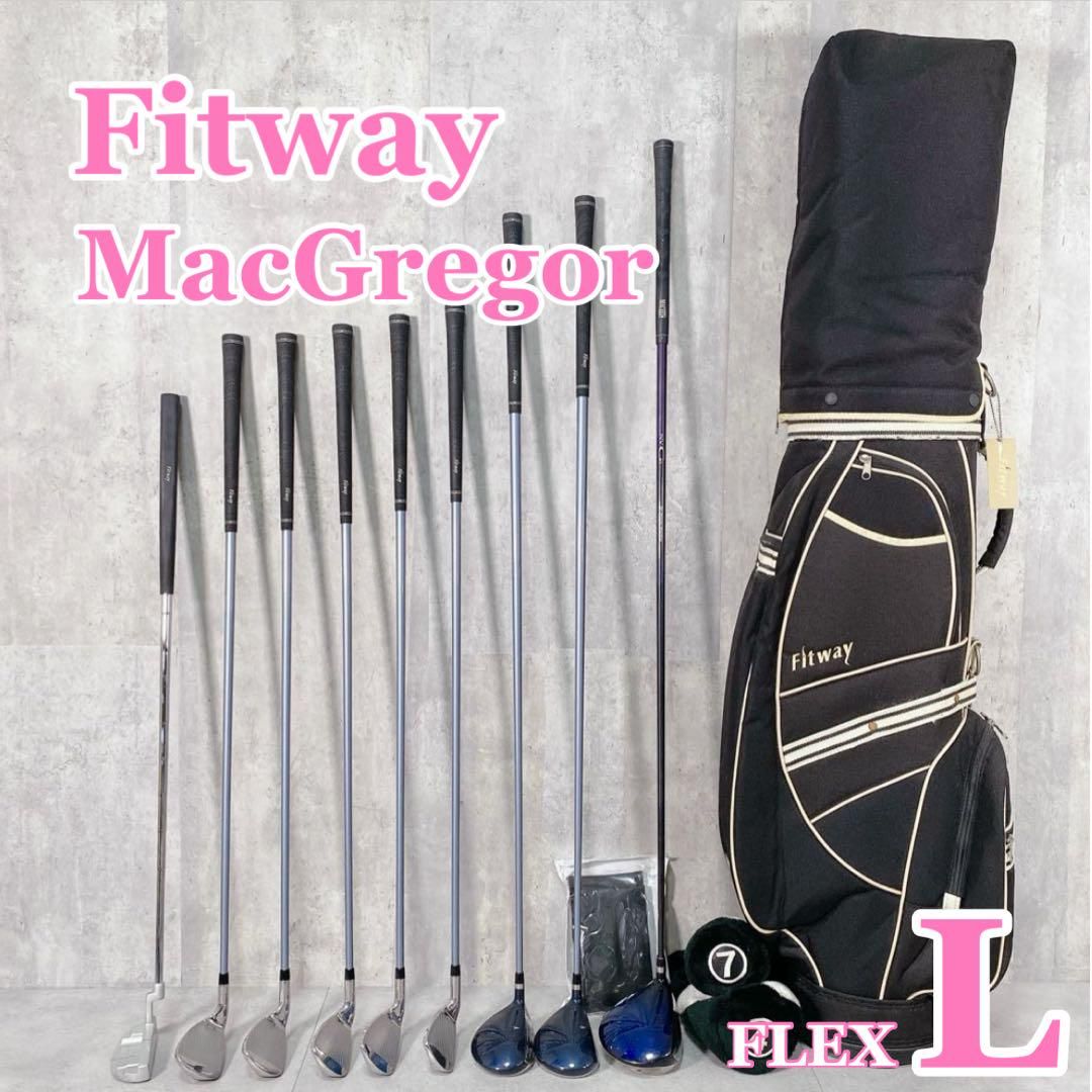 X604 Fitway マグレガー レディース ゴルフ クラブ セット 10点