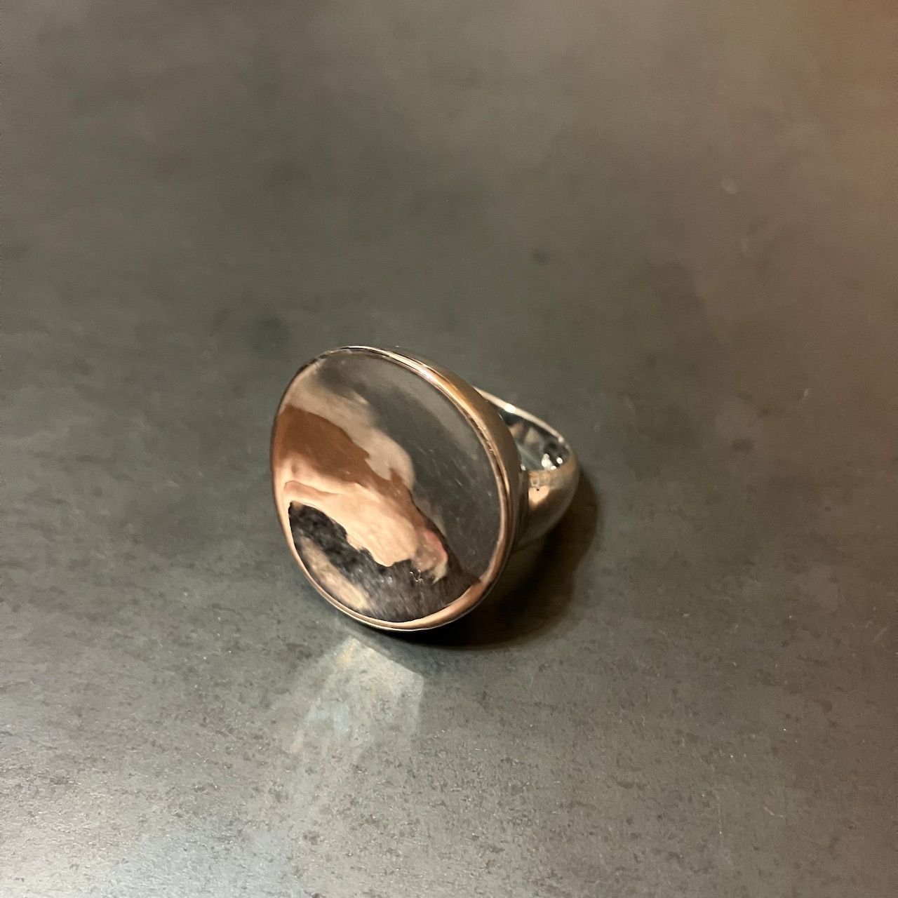 SILVER925 BIG CIRCLE DESIGN RING/シルバー/リング-新品未使用 正規品 