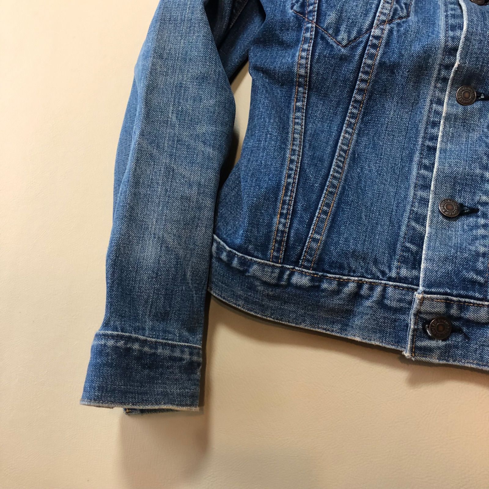 旧製品希少、当時は特に人気のあった957compositeｍの新品保有品が特価！ 古着 60年代 リーバイス Levi's 70705 BIG E ビッグE ケアタグ