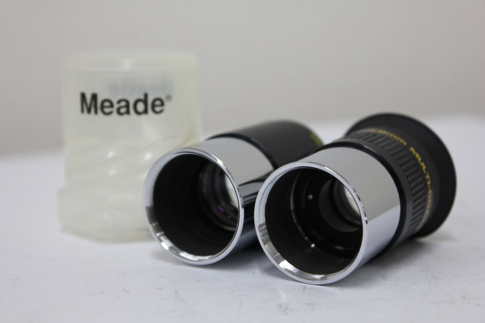 返品保証 Meade Super Wide Angle 13.8mm 18mm Multi-Coated アイピース 2本セット e3200