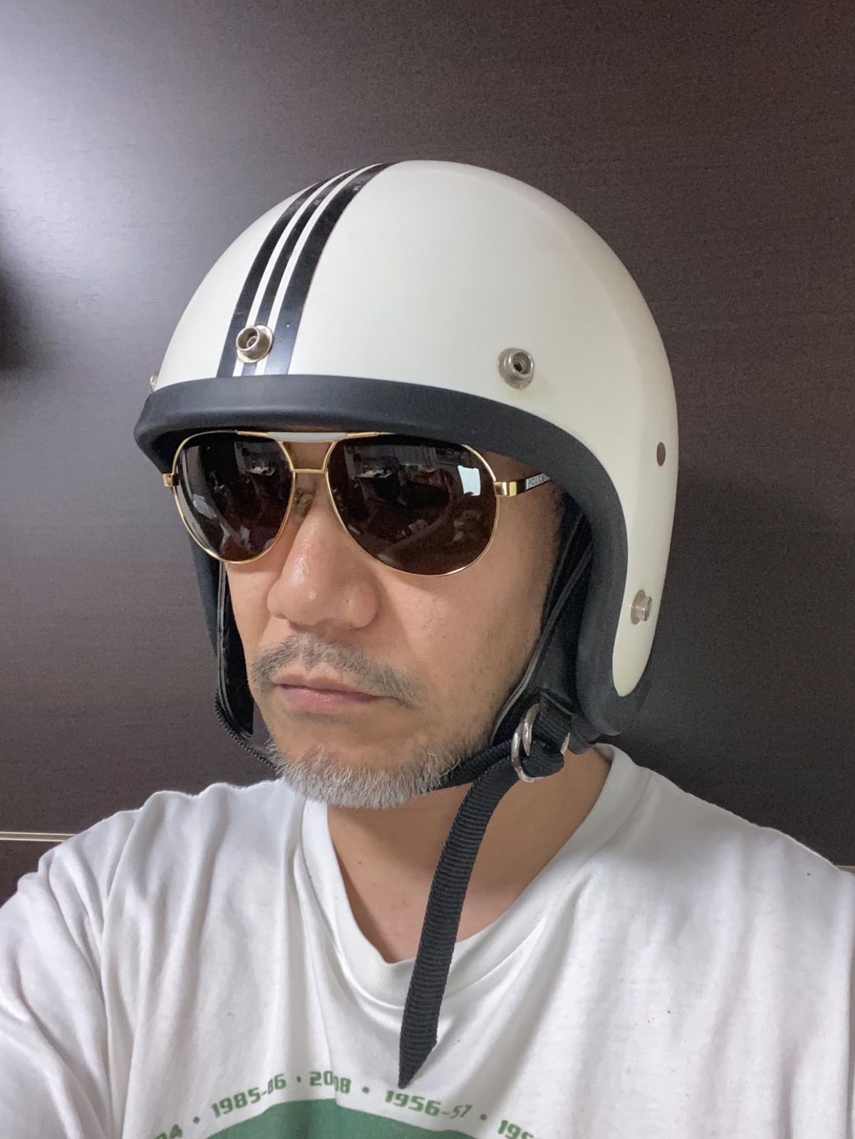 スモールブコ 目深く被れる加工 ジェットヘル