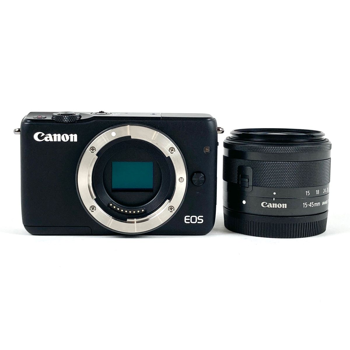 キヤノン Canon EOS M10 EF-M 15-45 IS STM レンズキット ブラック デジタル ミラーレス 一眼カメラ