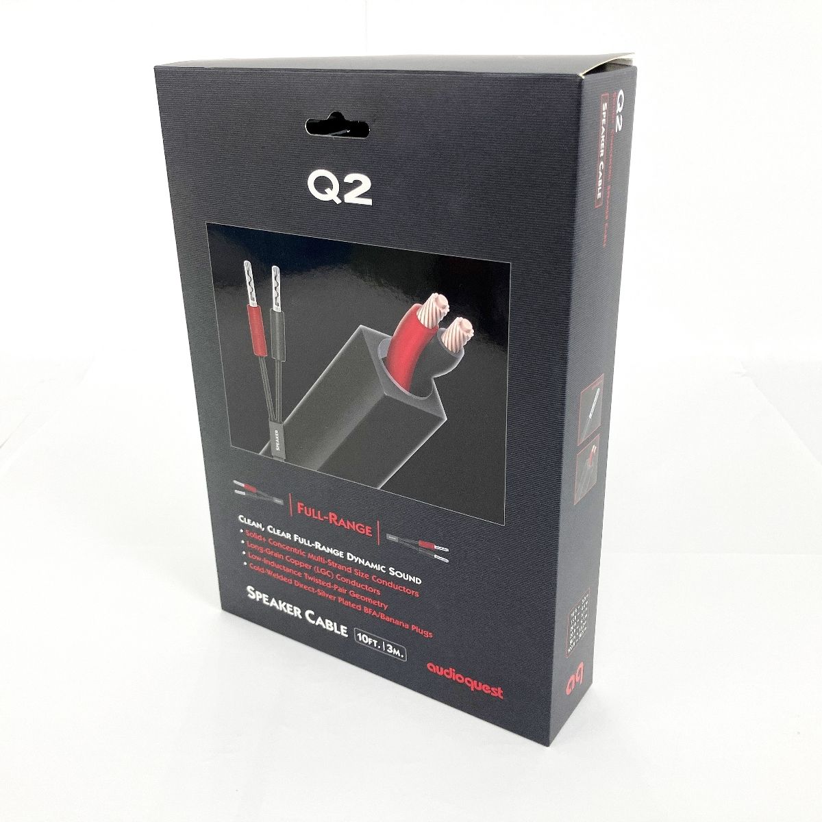 audioquest Q2 スピーカーケーブル 3.0m ペア 中古 Y10267020