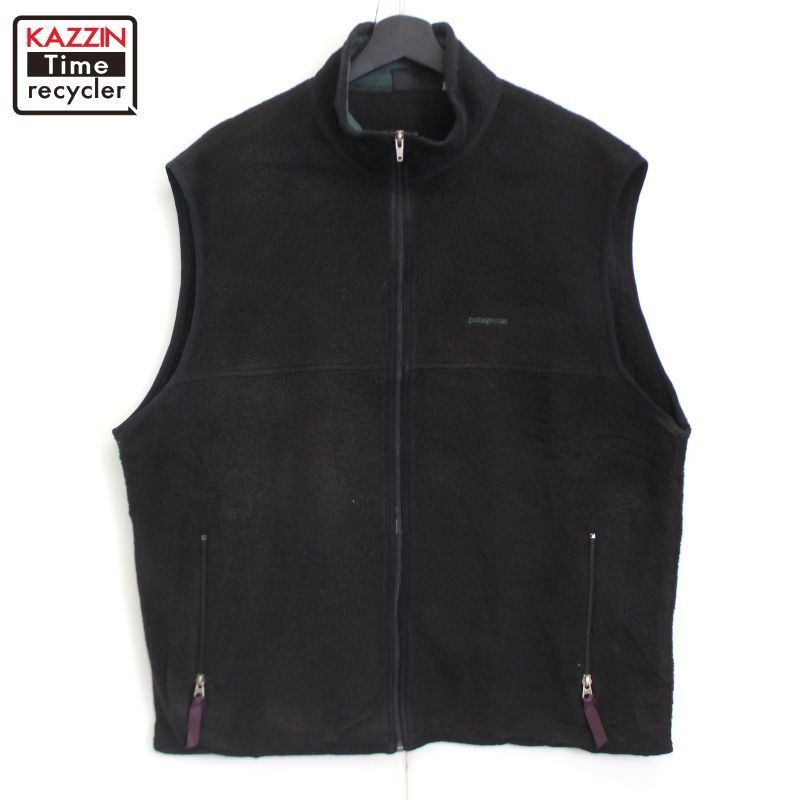 90s USA製 vintage patagonia シンチラ フリース ベスト メンズ 表記XLサイズ