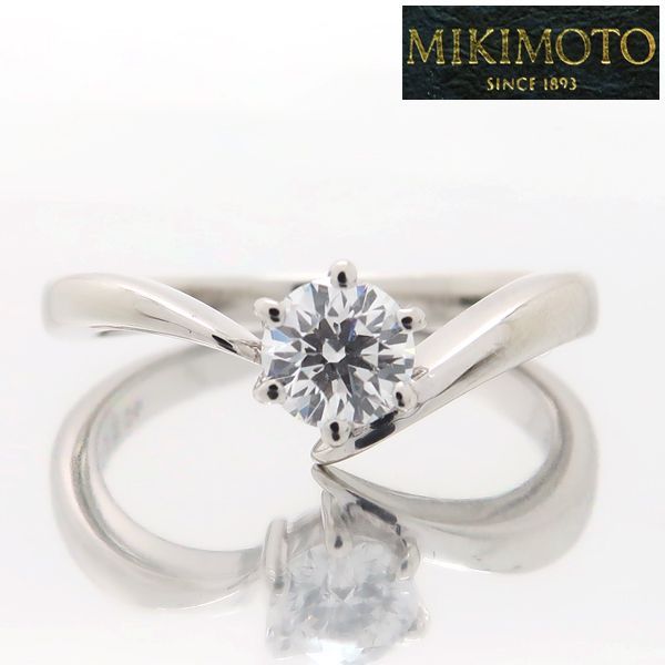 MIKIMOTO ミキモト Pt950 ダイヤモンド0.33ct リング