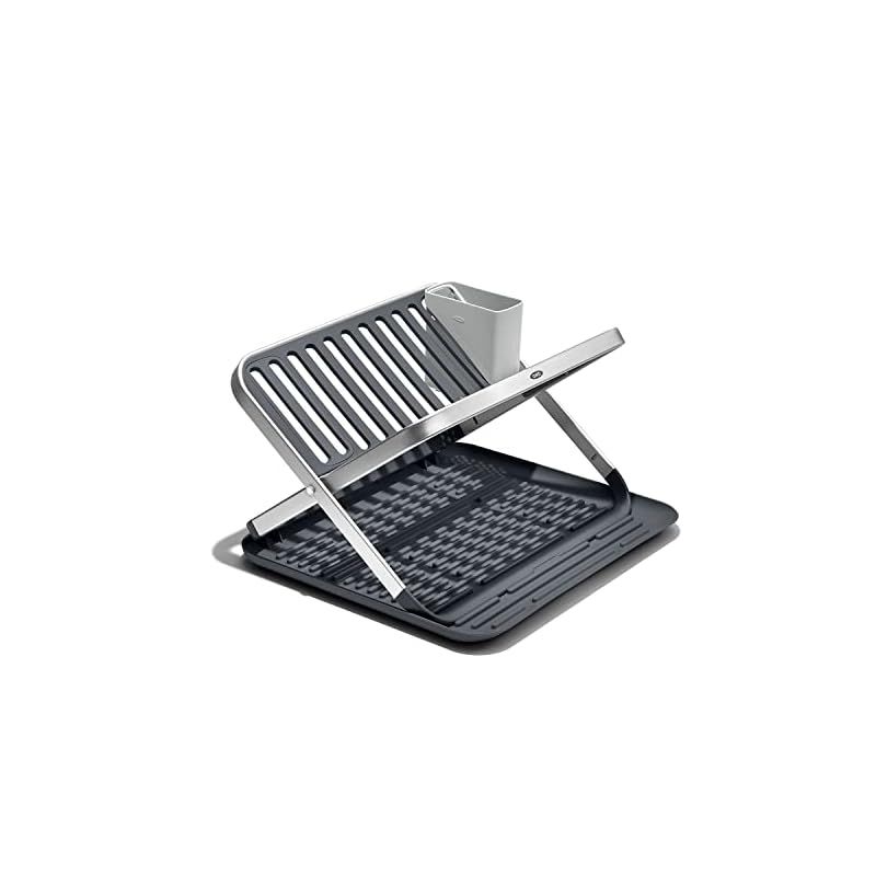 OXO オクソー 折り畳み式 水切りラック フラット ディッシュ ラック 0