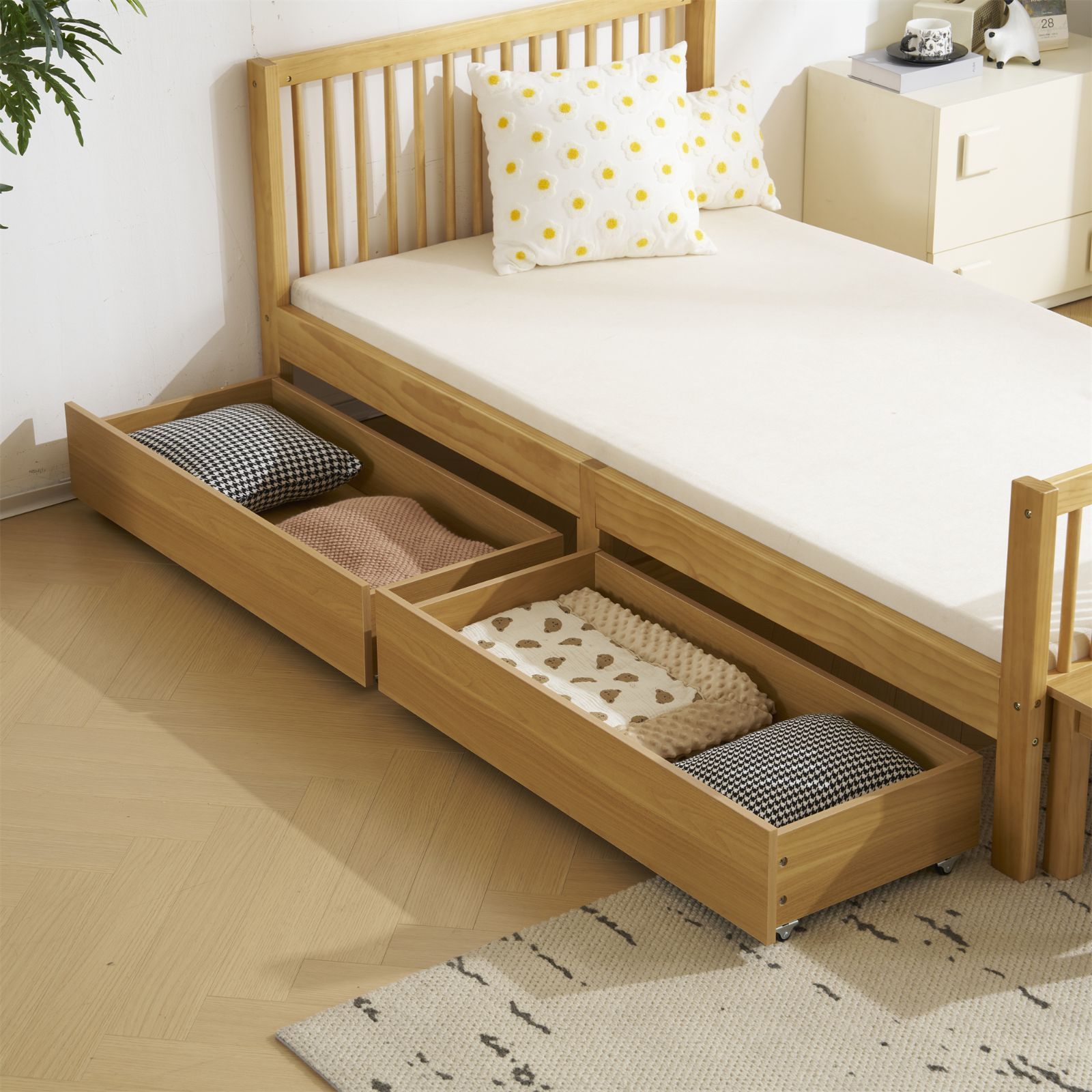 シングル】すのこベッド 北欧パイン材 低ホルムアルデヒド ナチュラル