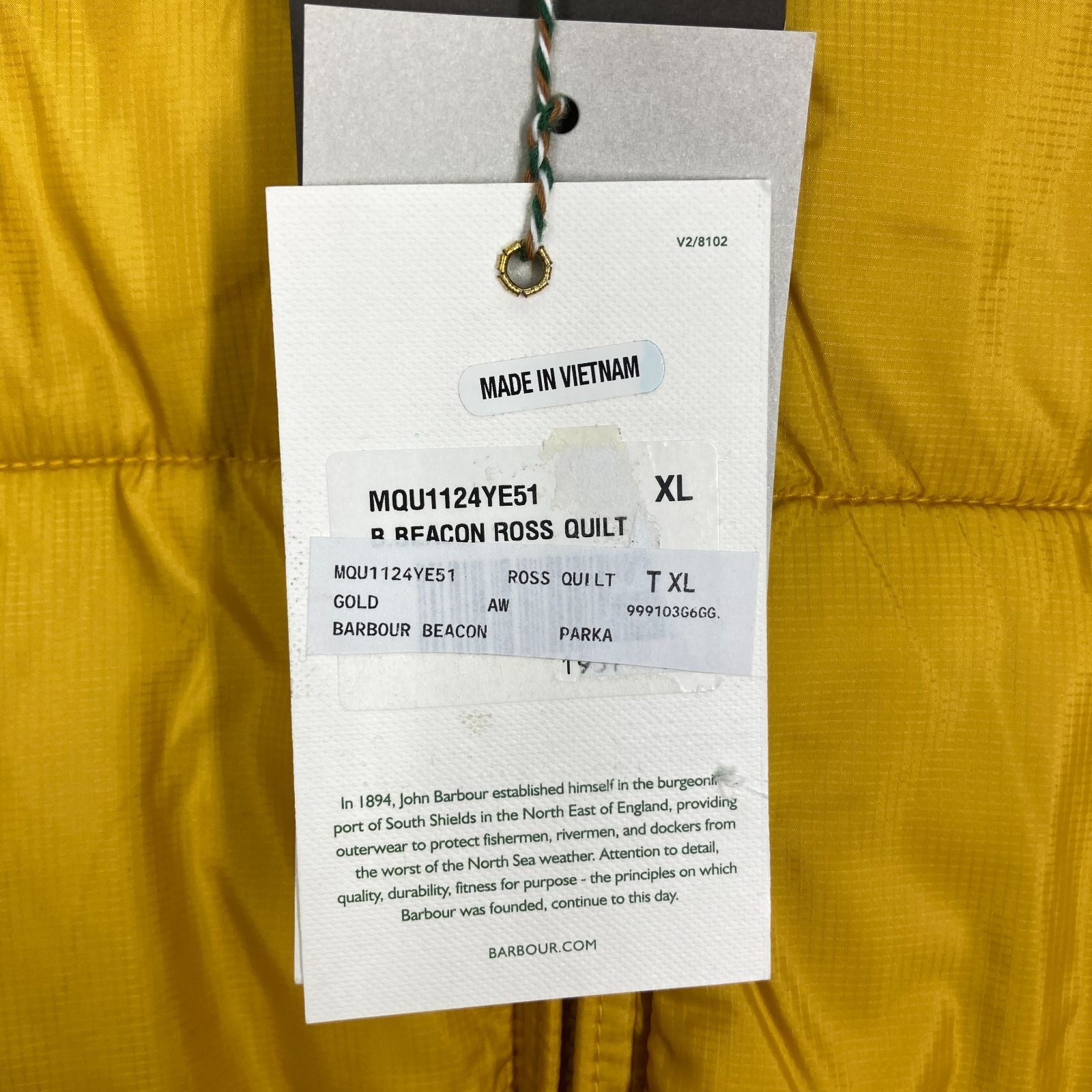 Barbour BEACON バブアー ビーコン ダウン FIBREDOWN キルティング 