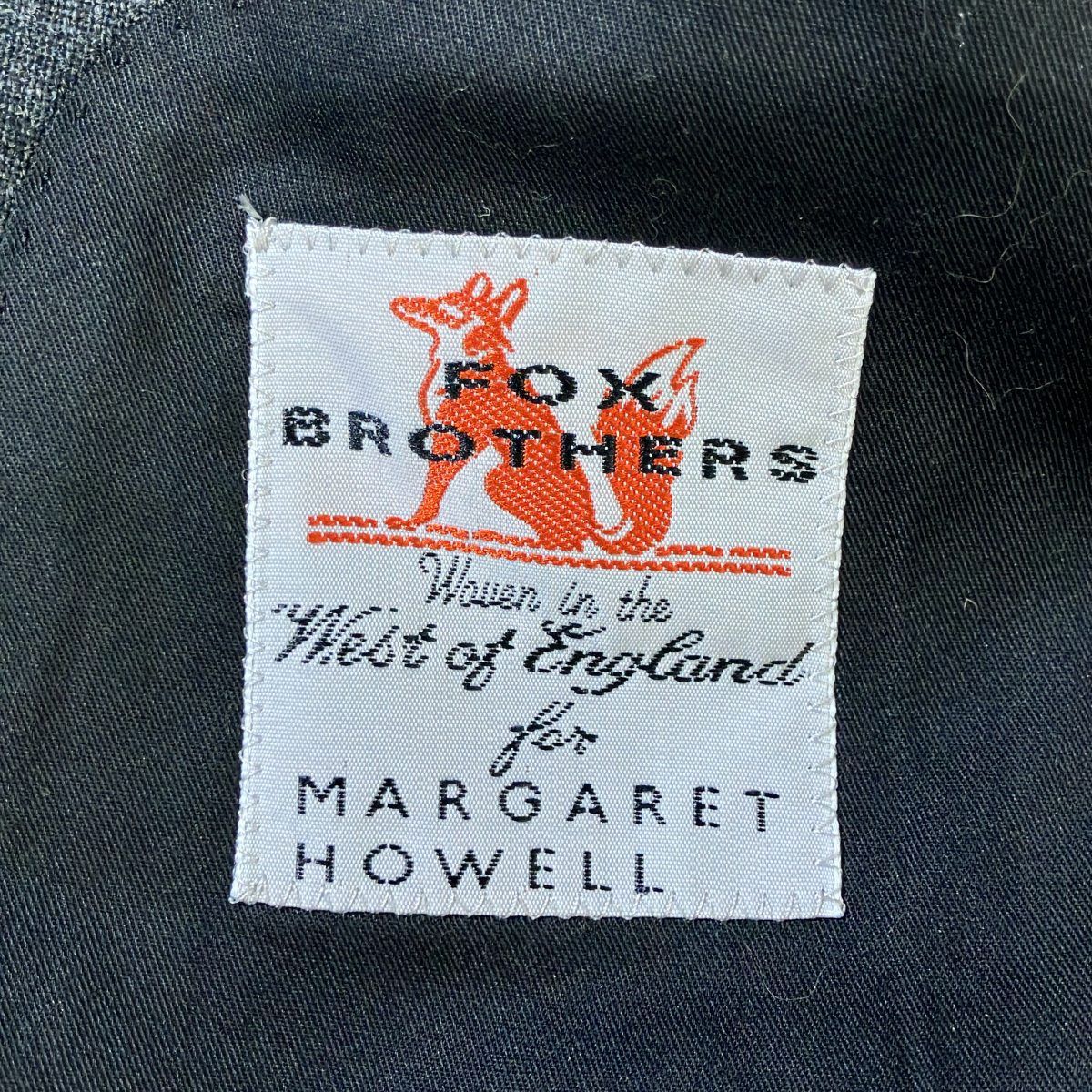 テーラドジャケット　MARGARET HOWELL FOX BROTHERS MARGARET HOWELL マーガレット ハウエル FOX BROTHERS ウール