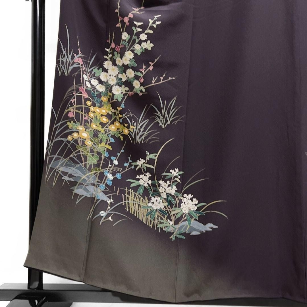 友禅 菊花 桜花 撫子 花模様 付け下げ 桐紋 着物 102a p - メルカリ 友禅 菊花 桜花 撫子 花模様 付け下げ 桐紋 着物 102a p - メルカリ