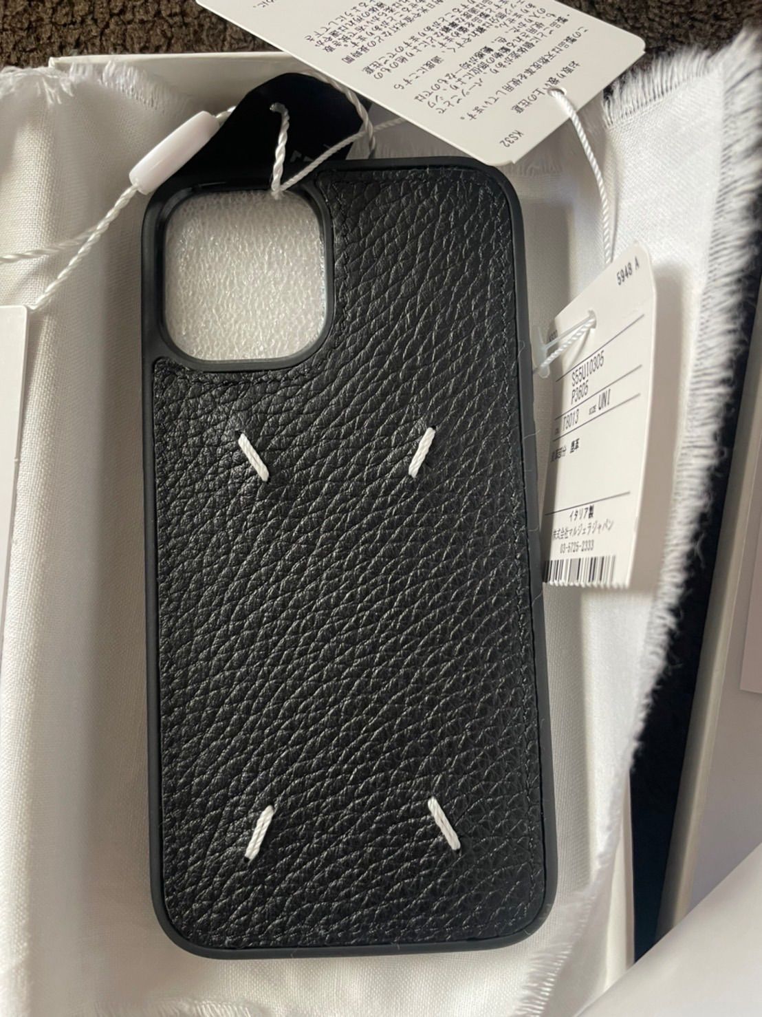 豊富な安い 新品！MAISON MARGIELA 4ステッチ iPhone12miniケース