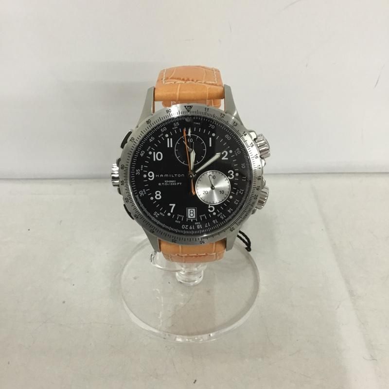 HAMILTON Hamilton Watch Analog (Quartz Type) H776121 Leather Strap KHAKI