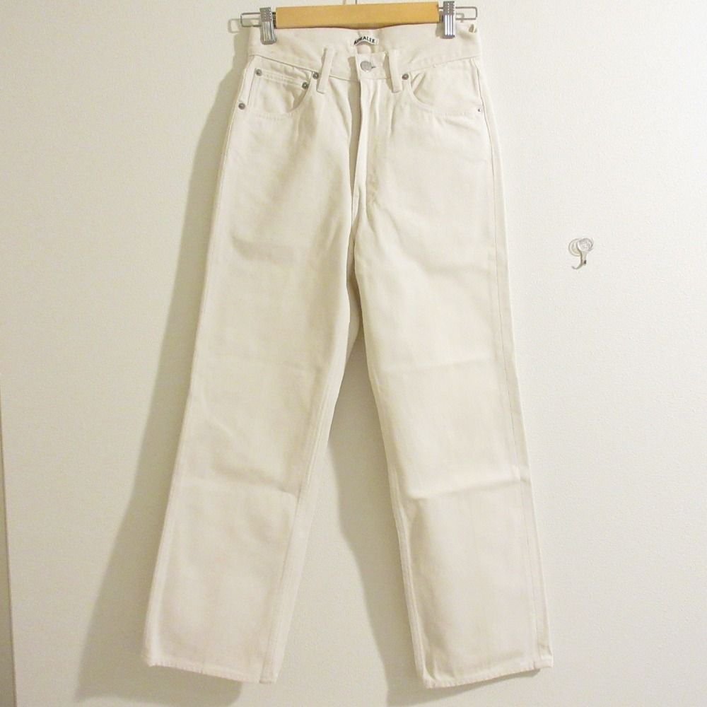 AURALEE デニムパンツ ホワイト 24 AURALEE -Hard Twist Denim Wide Pants- | twelve blog
