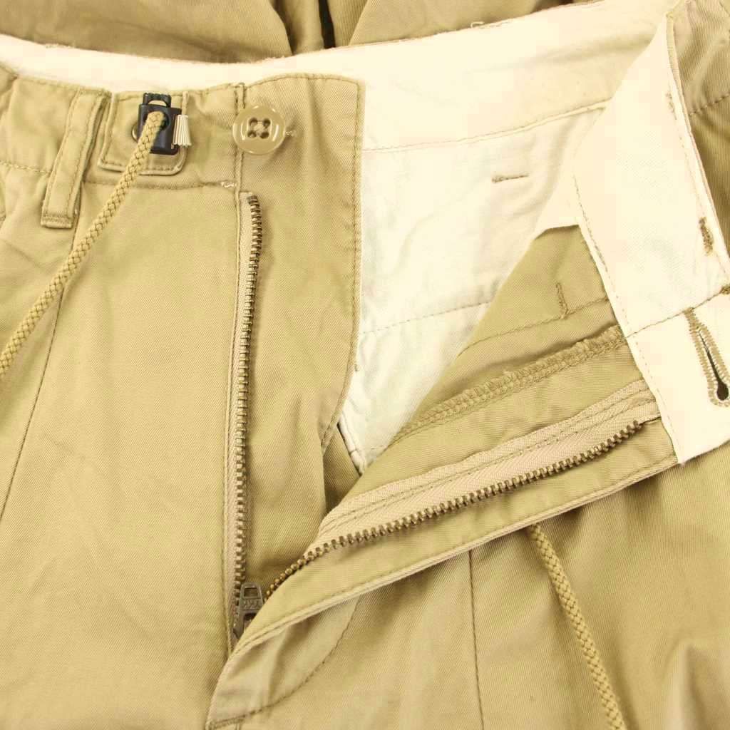 ジップフライ コットン