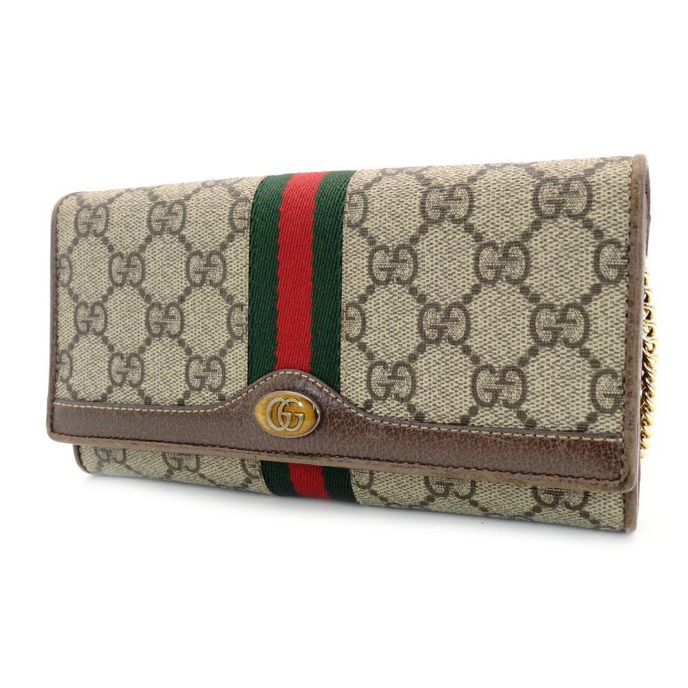 グッチ GUCCI オフディア GGマーモント PVC レザー チェーン