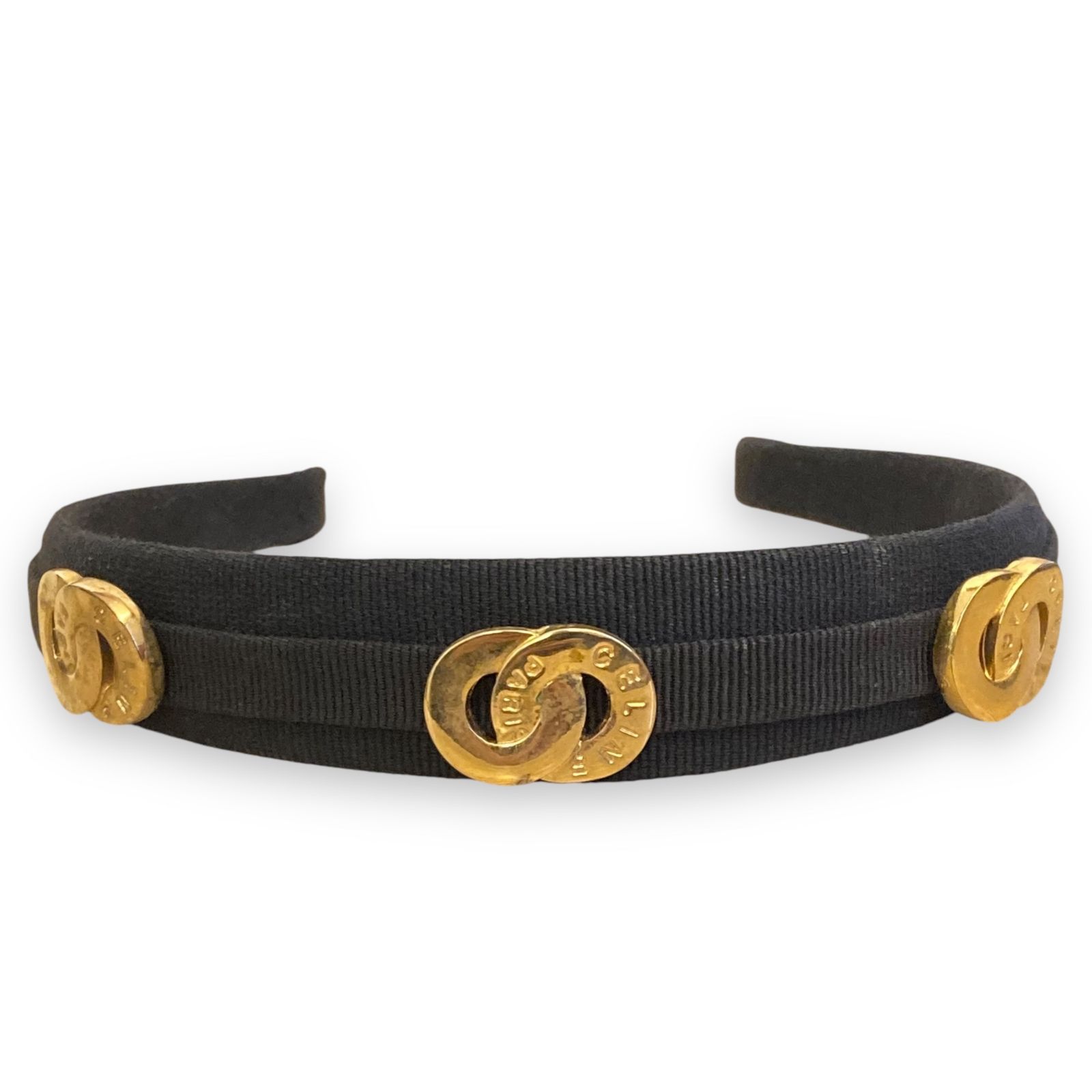 CELINE (セリーヌ)ヴィンテージ カチューシャ レトロ ゴールド