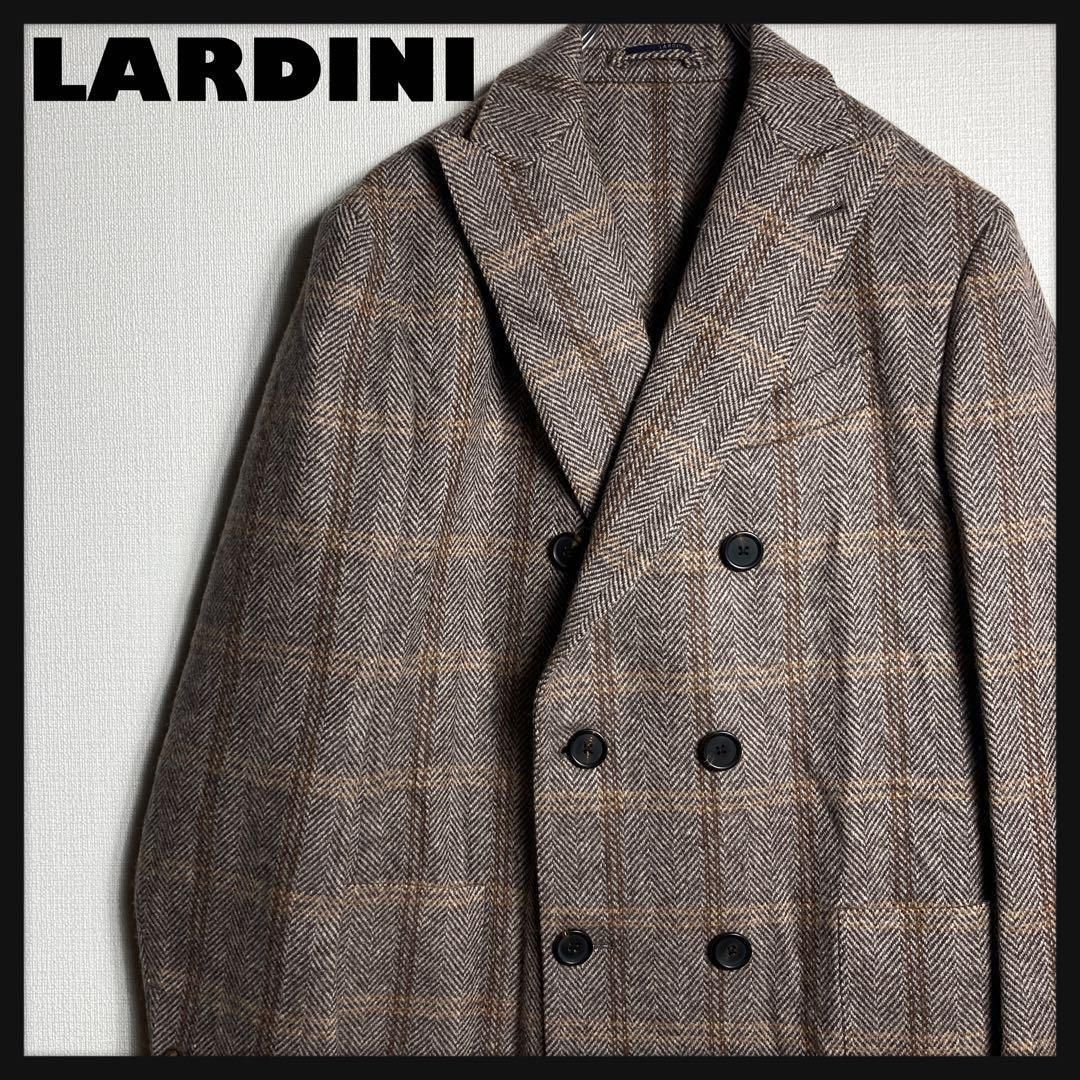 LARDINI ラルディーニ ヘリンボーン ウール チェスターコート 50 SALE】LARDINI（ラルディーニ）SPECIALウールヘリンボーン