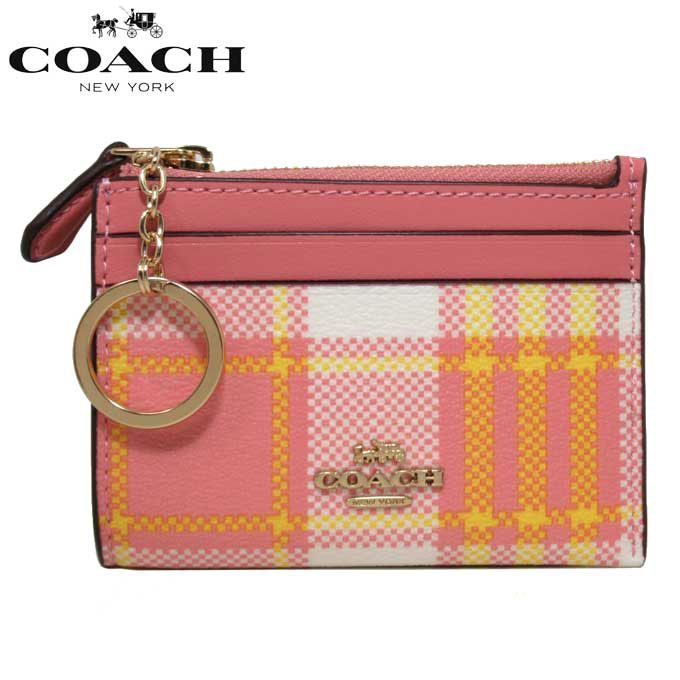 コーチ カードケース COACH C8684 IMTVT チェック柄 / 新品