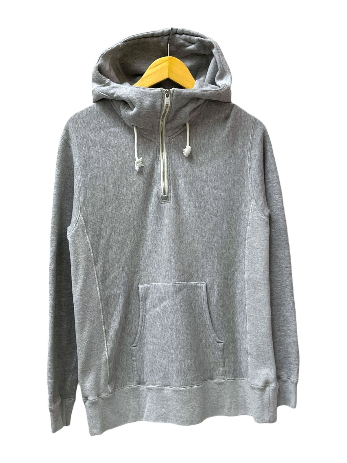 nonnative (ノンネイティブ) DWELLER HOODED HALF ZIP COTTON SWEAT 