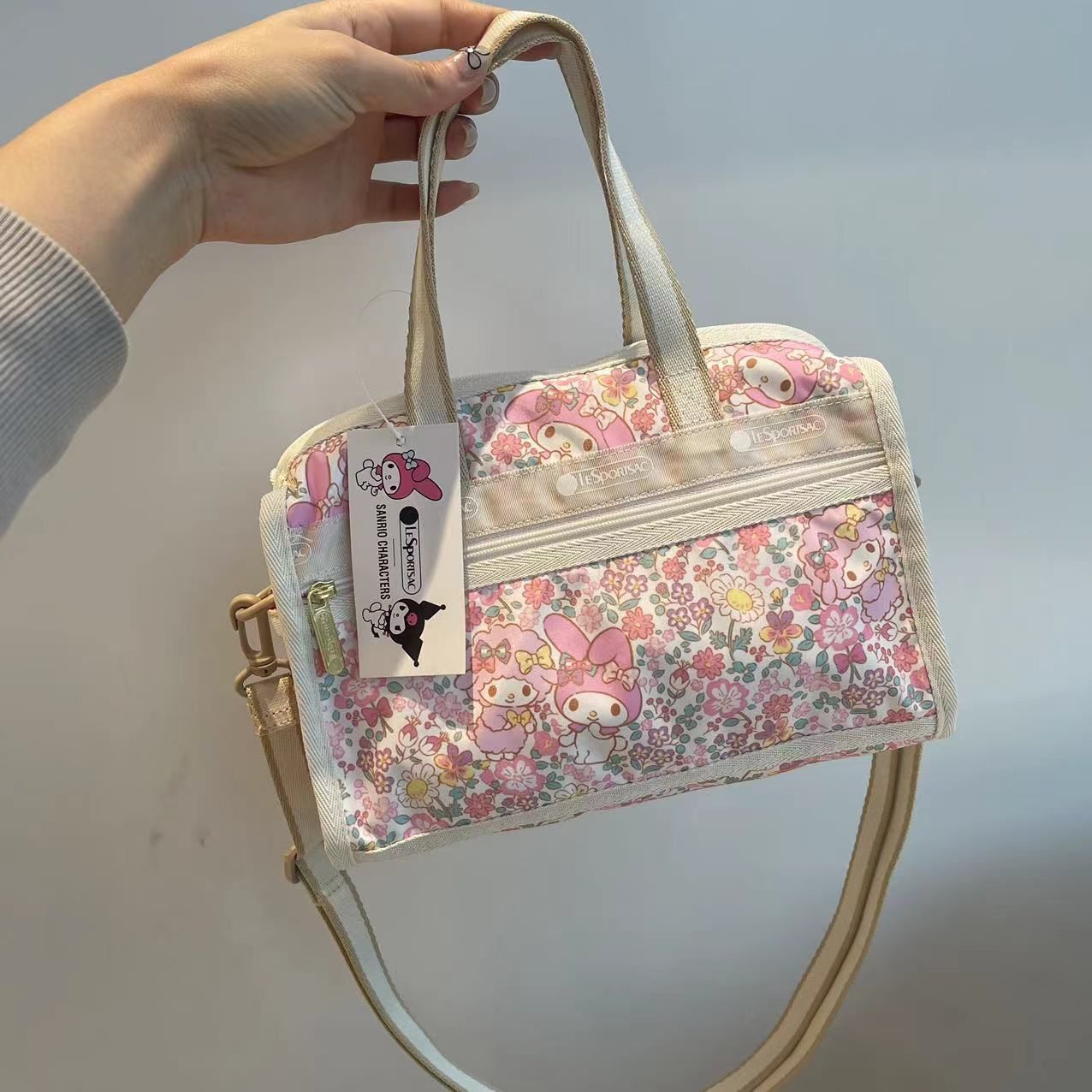 Lesportsac レスポートサック ショルダーバッグ ハンドバッグ カジュアルバッグ 通勤通学 3547 マイメロディ