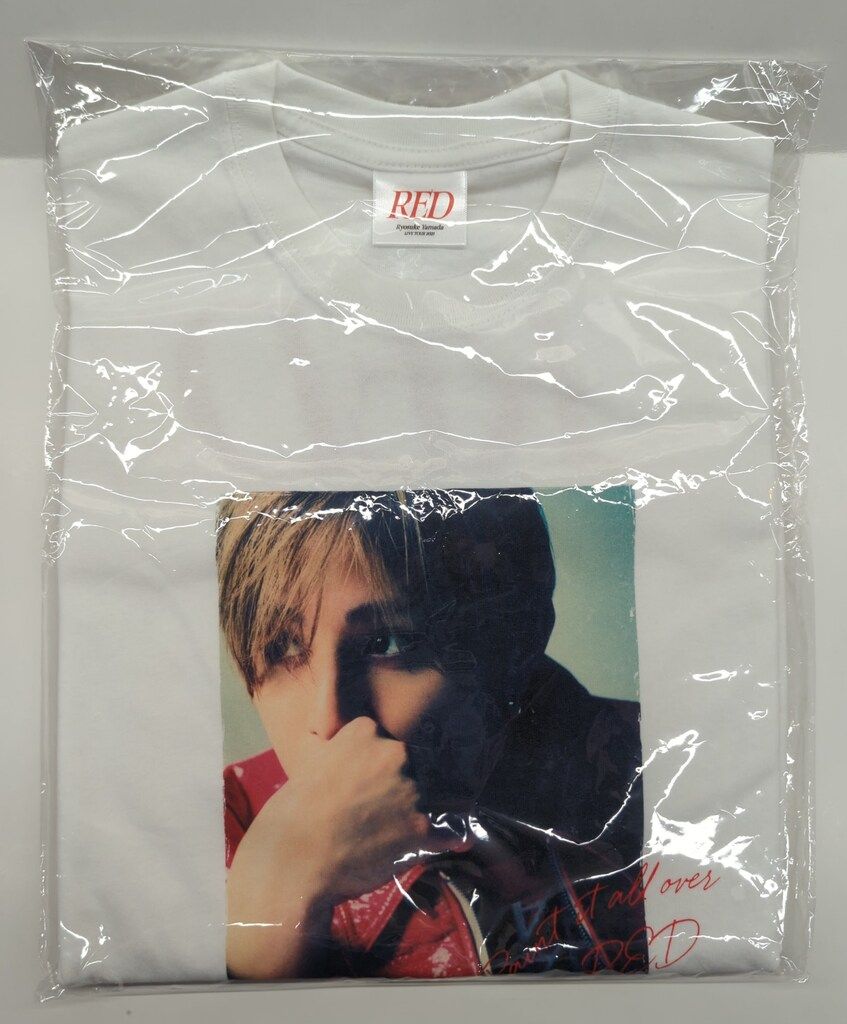 山田涼介 RED Tシャツ 新品未開封 山田涼介サイズのTシャツ 山田涼介 RED Tシャツ 新品未開封 山田涼介サイズのTシャツ