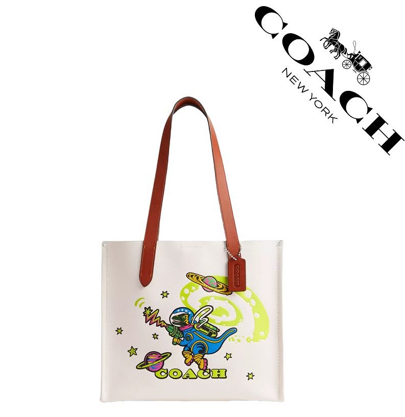 COACH コーチ バッグ 人気メンズトートバッグ☆新品未使用 厚から