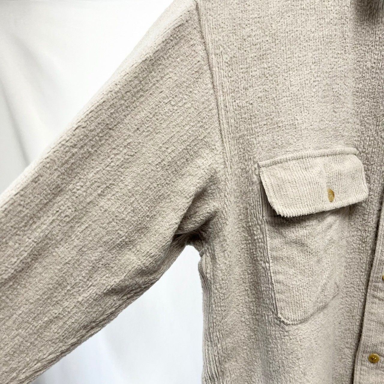Cornier コルニエ 22AW WOOL CASHMERE CORDUROY SHIRTS ウール