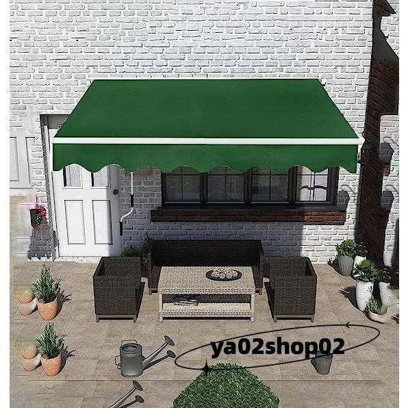 ロール雨除け折りたたみ式手動オーニングアルミニウムブラ