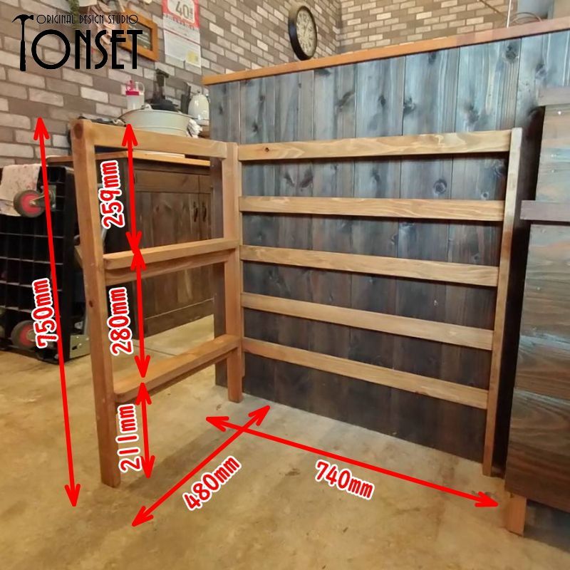 キッチン壁面収納ラック